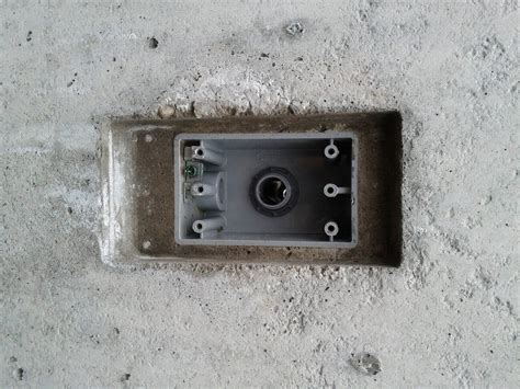 cast in place concrete electrical box|electrical wiring for concrete walls.